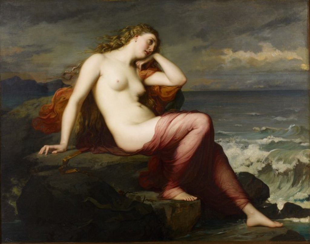 Detail of Calypso, 1869 by Henri Lehmann