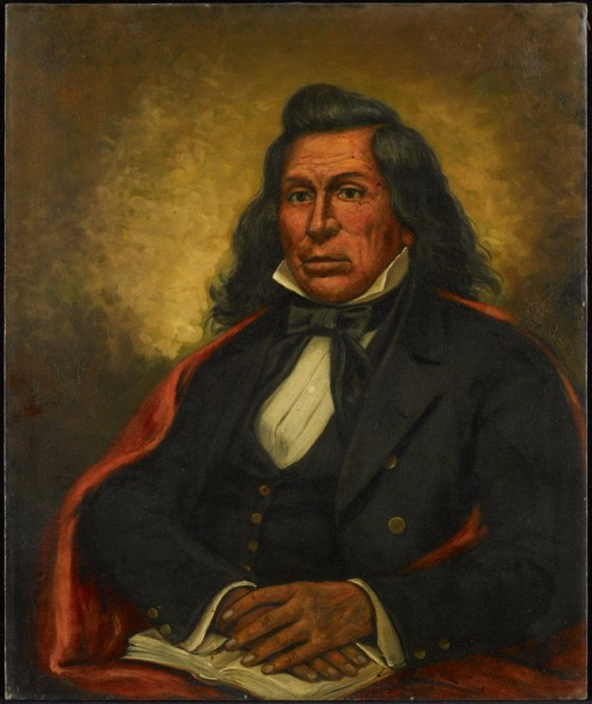 Detail of Little Crow, 1863 by Henry H. Cross