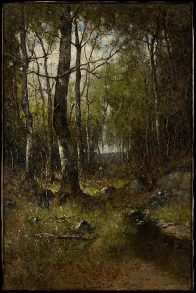 Detail of Temple Woods, 1882 by Max Weyl