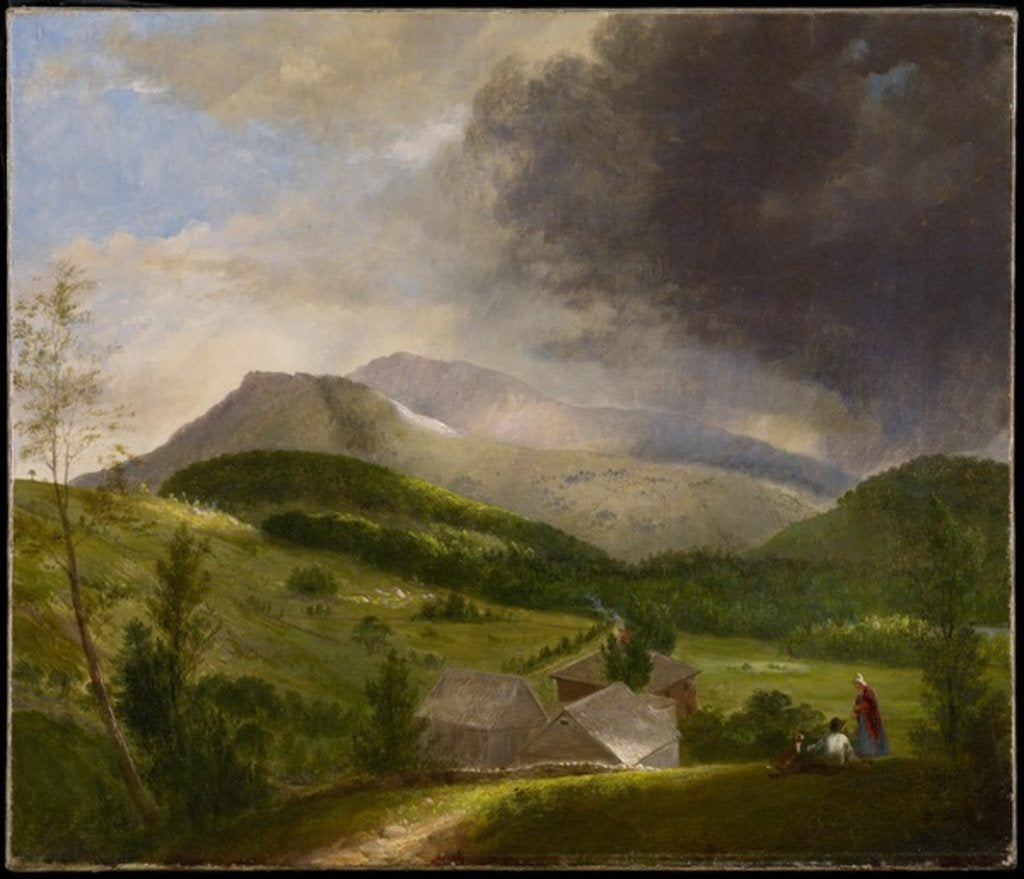 Detail of Approaching Storm, White Mountains, 1820s by Alvan Fisher
