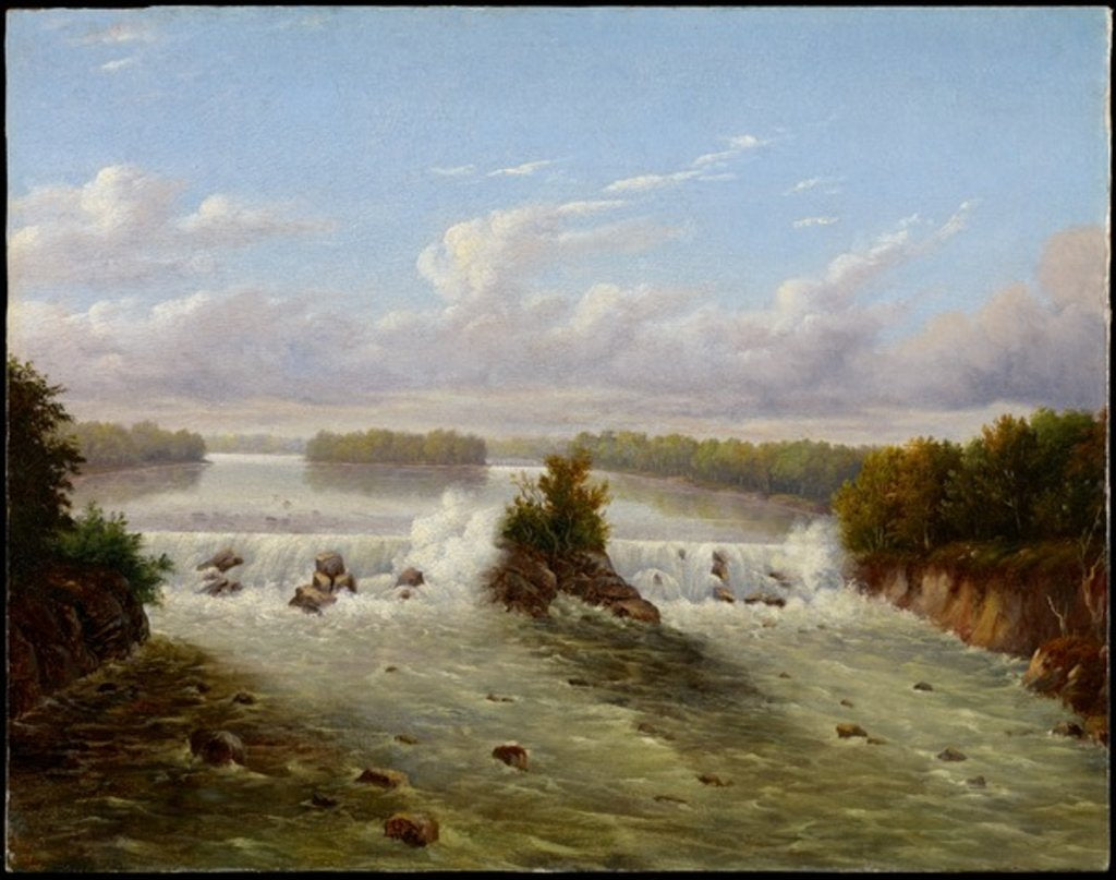Detail of The Falls of St. Anthony, 1848 by Captain Seth Eastman