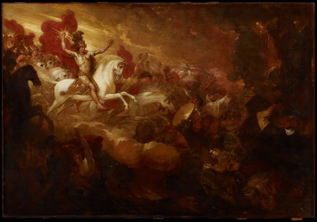 Detail of Destruction of the Beast and the False Prophet, 1804 by Benjamin West