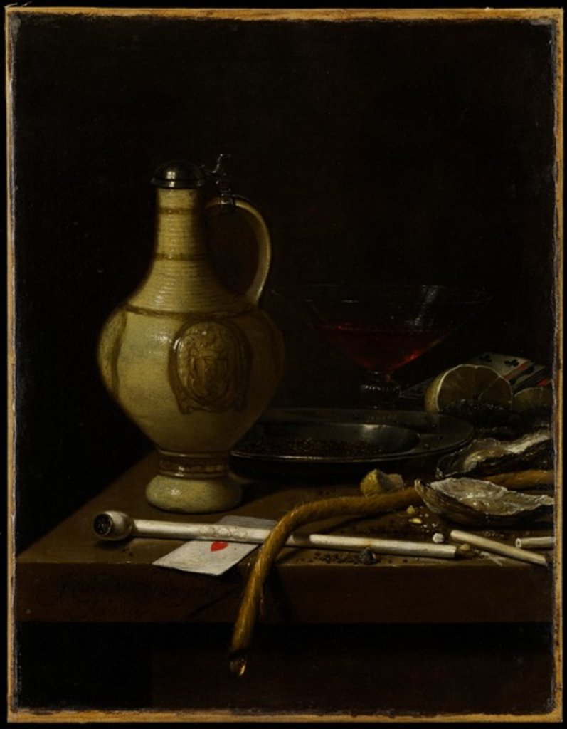 Detail of Still Life, 1658 by Jan Jansz. van de Velde