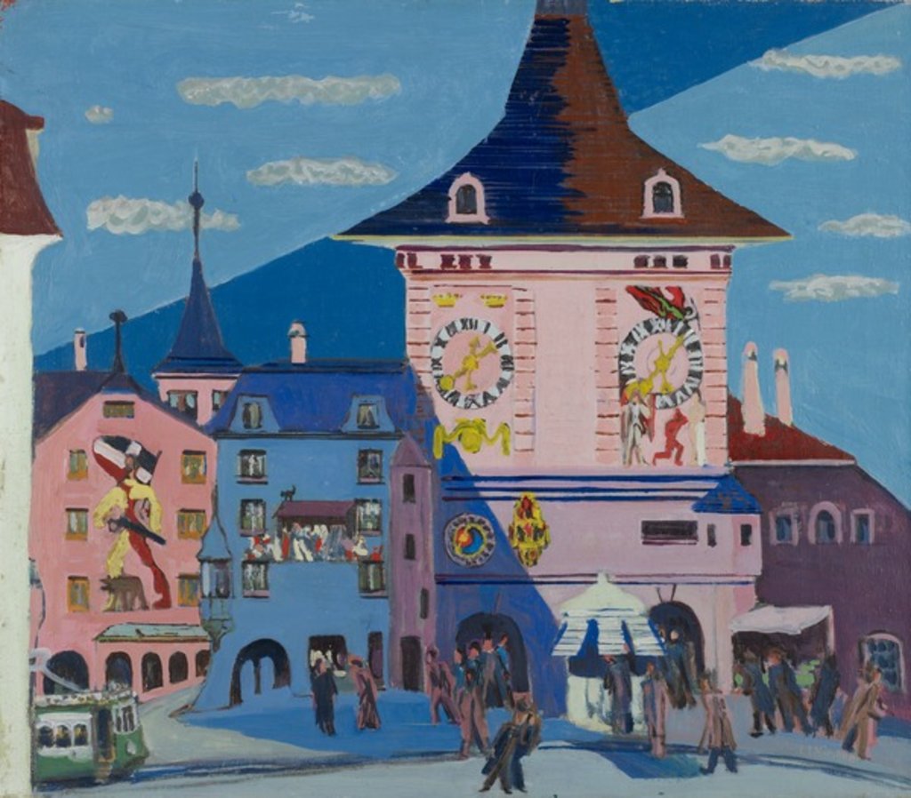 Detail of Bern with Belltower, 1935 by Ernst Ludwig Kirchner