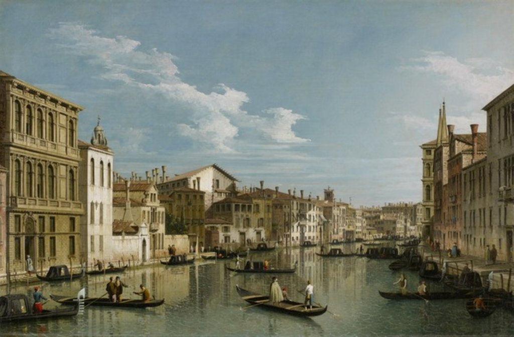 Detail of Grand Canal from Palazzo Flangini to Palazzo Bembo, c.1740 by (1697-1768) Canaletto