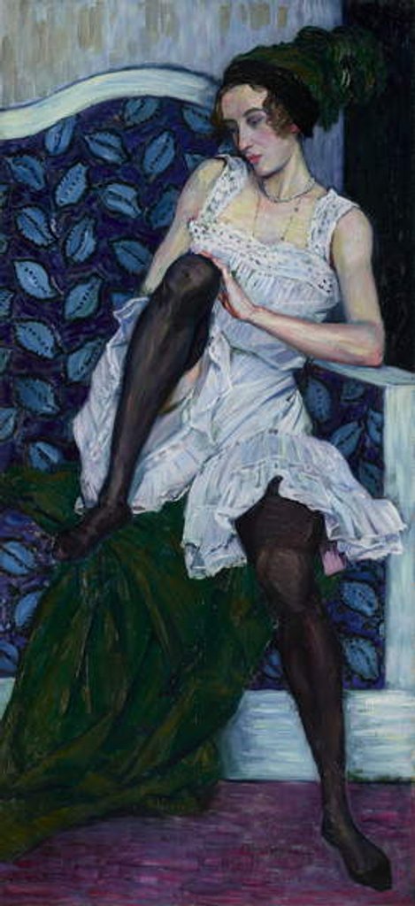 Detail of Young Woman in Undergarments, c.1910–11 by Wilhelm List