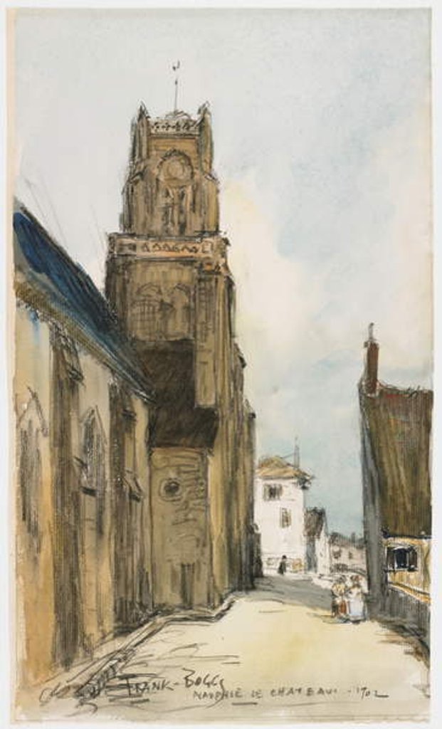 Detail of Nauphie de Chatêau, 1902 by Frank Myers Boggs