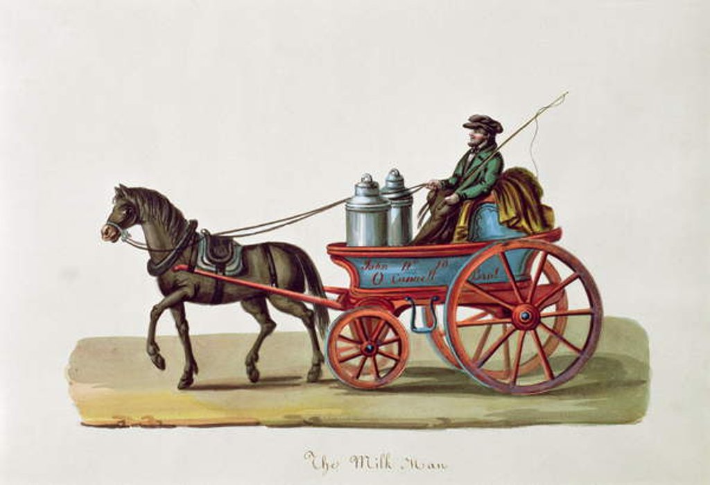 Detail of The Milk Man, c.1840-44 by Nicolino Calyo