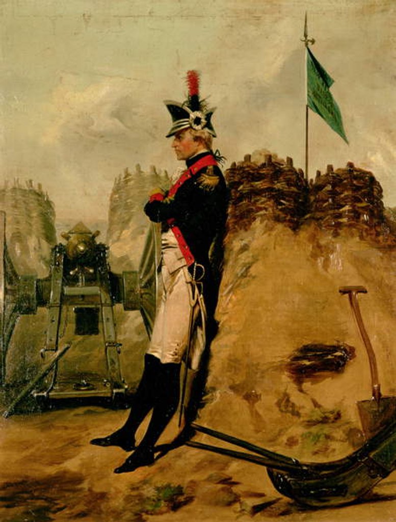 Detail of Alexander Hamilton in the Uniform of the New York Artillery by Alonzo Chappel