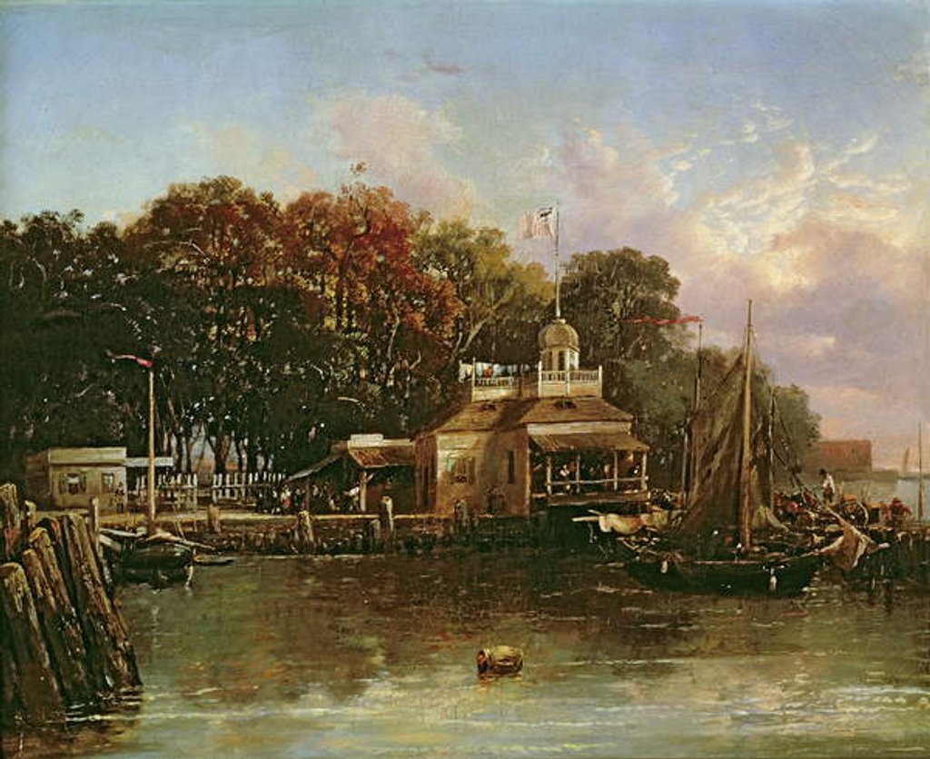 Detail of The United States Barge Office by Regis Francis Gignoux