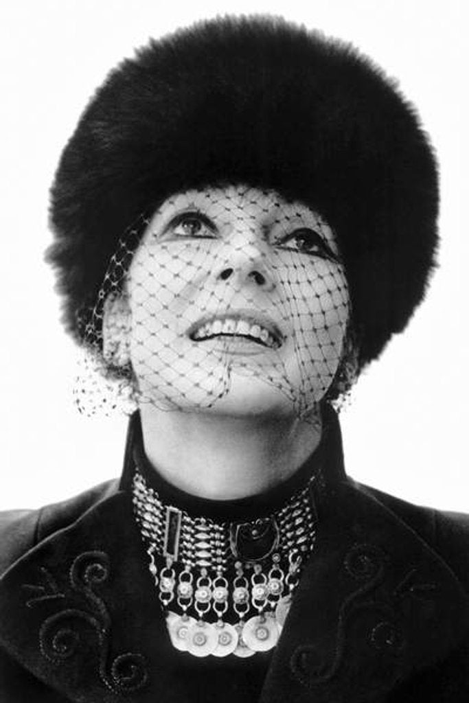 Detail of Valentina Cortese, Milan, Italy, 1975 by Maria Mulas