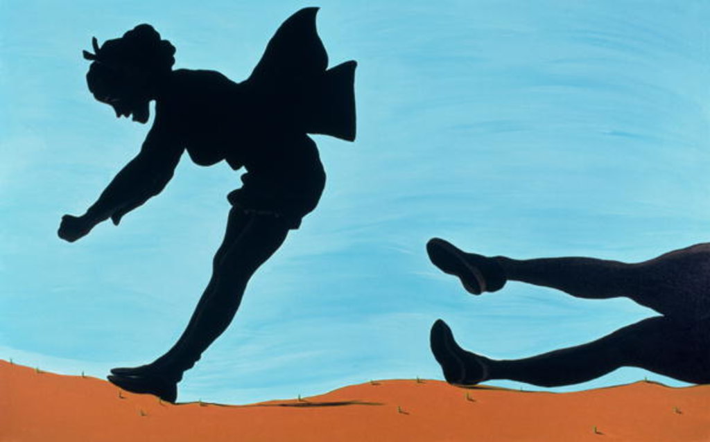 Detail of New Thrills for Peggy, 1998 by Marjorie Weiss