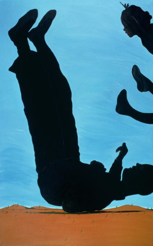 Detail of The Funny Side of Joe, 1998 by Marjorie Weiss