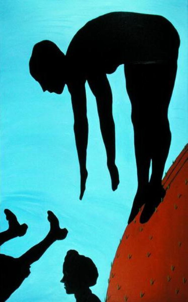 Detail of Mrs. Logan Takes a Turn, 1999 by Marjorie Weiss