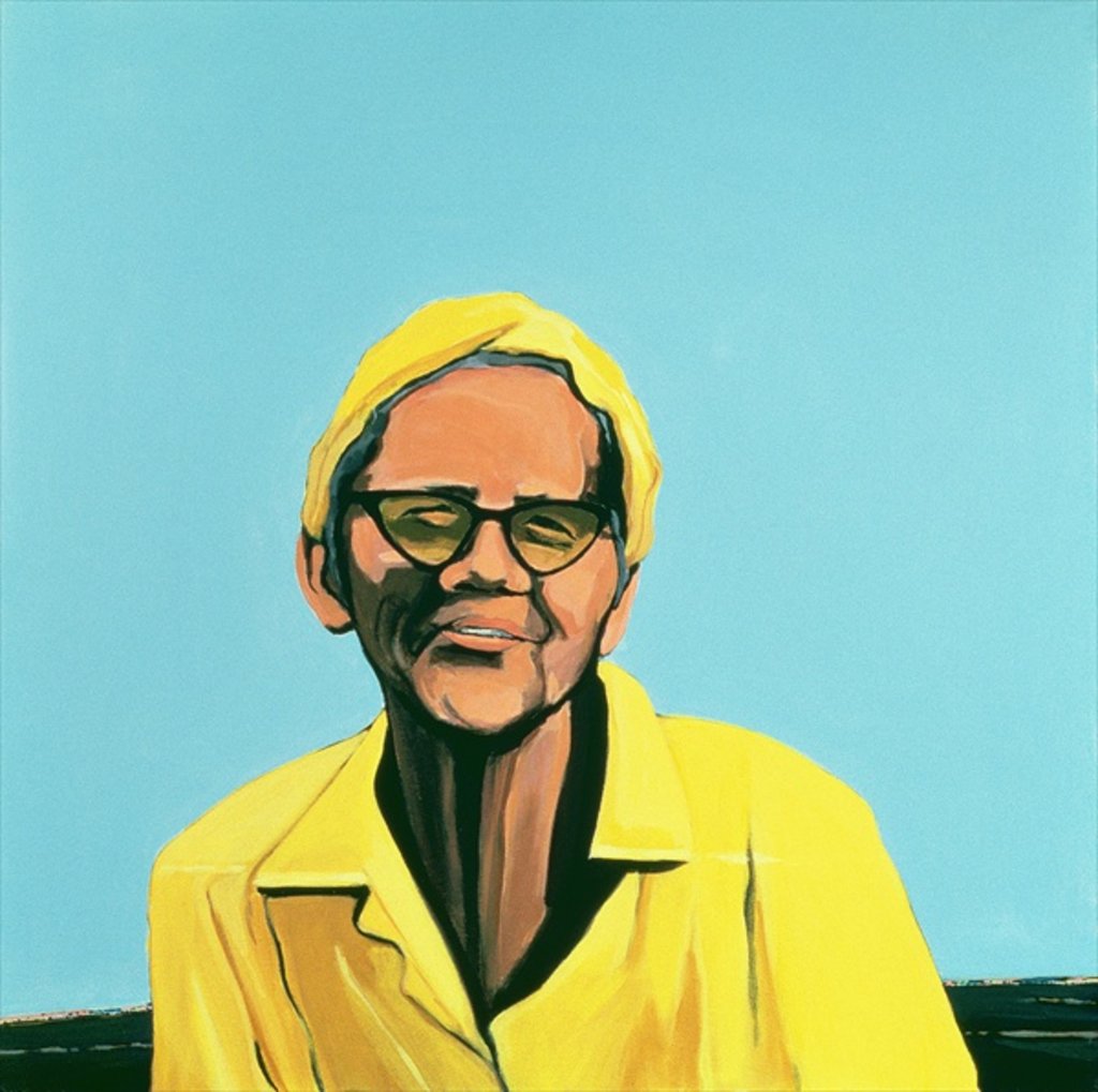 Detail of Cuban Portrait #13, 1996 by Marjorie Weiss