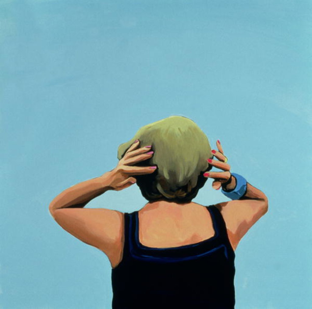 Detail of Cuban Portrait #11, 1996 by Marjorie Weiss