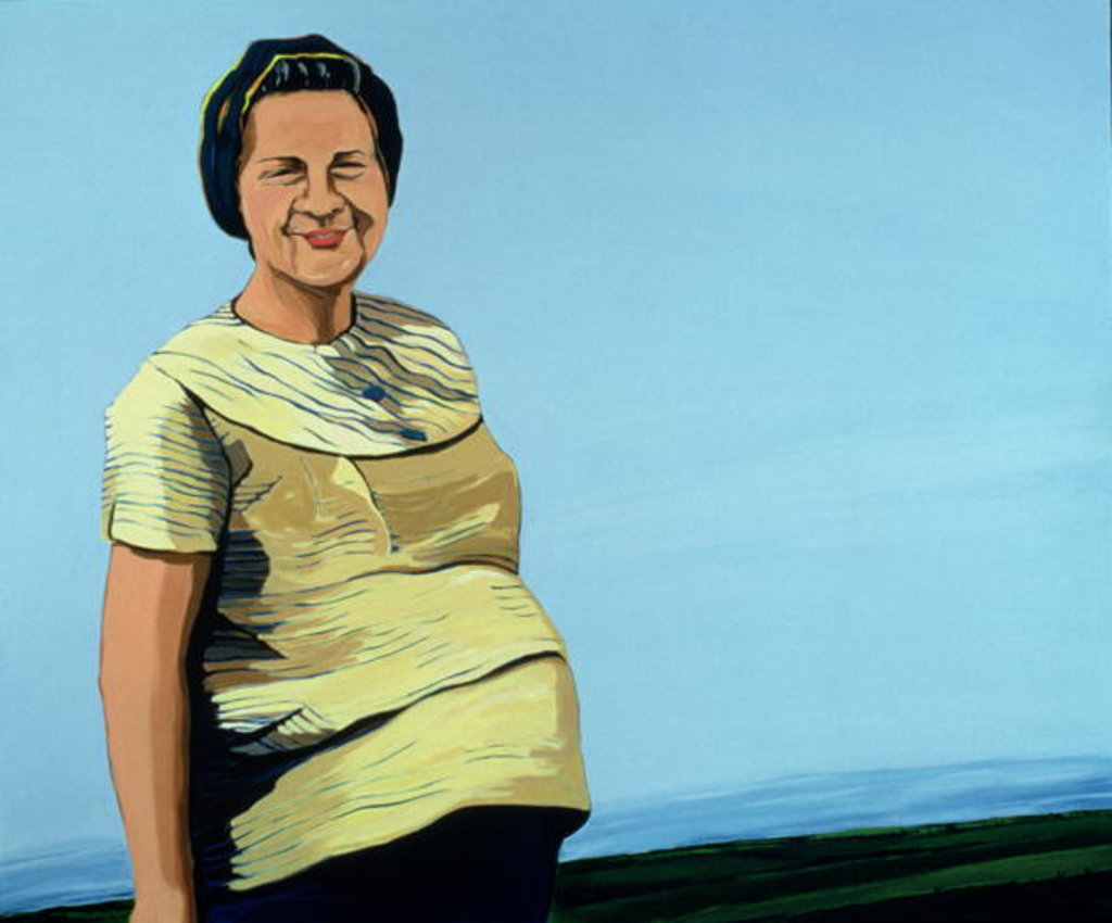 Detail of Cuban Portrait no.9, 1996 by Marjorie Weiss