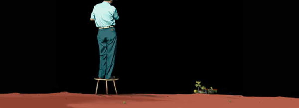 Detail of Night Lives Scene 4, 2016 by Marjorie Weiss