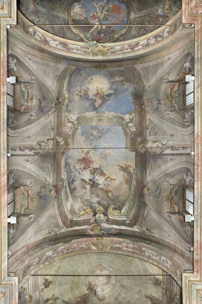 Detail of Ceiling of the nave by Mattia Bortoloni