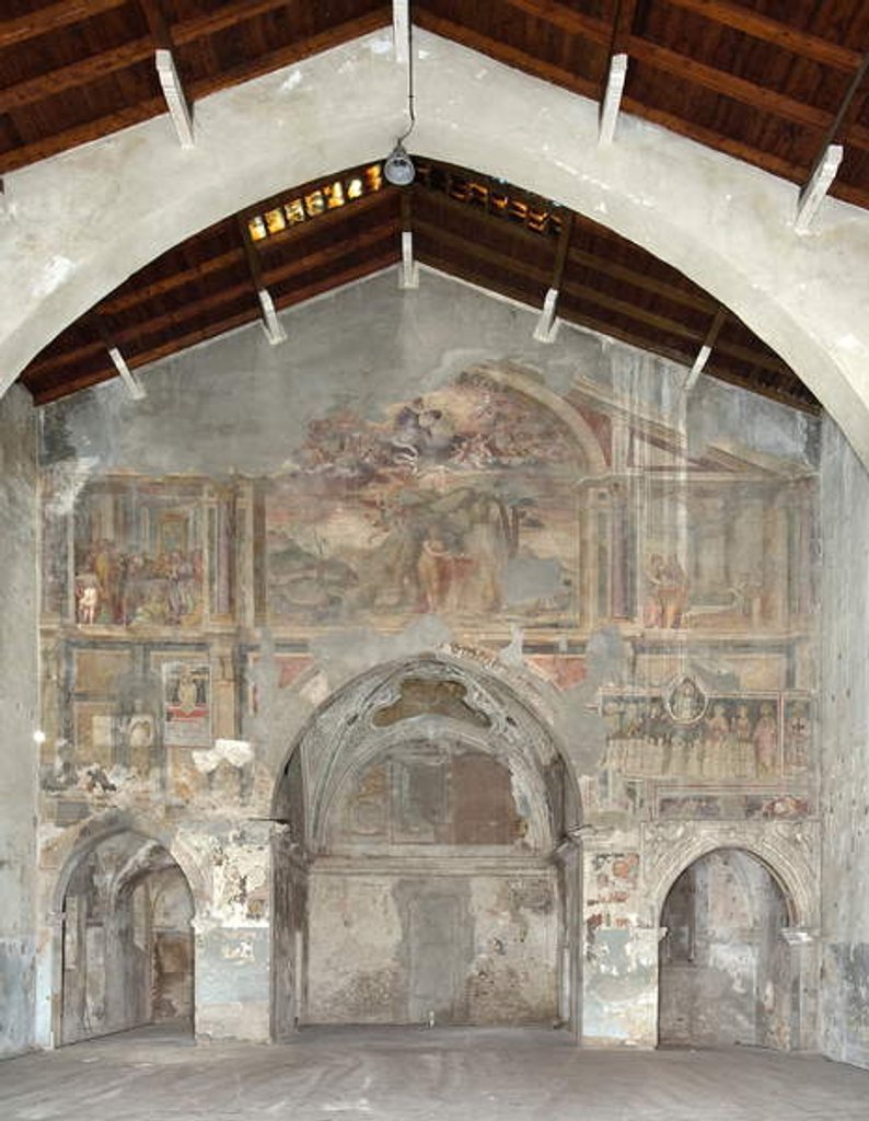 Detail of Frescoes by Giovanni Battista Guerinoni