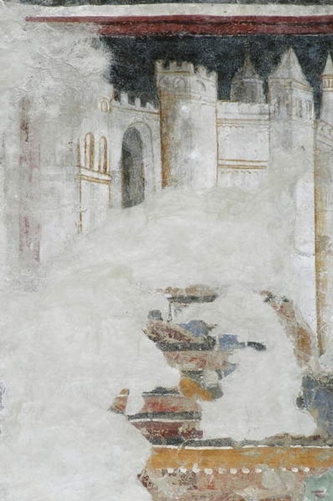 Detail of Towered City, 1140 by Italian School