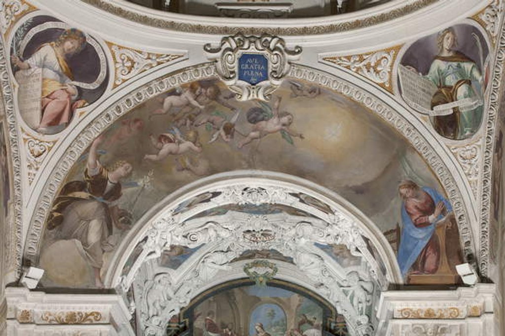 Detail of Annunciation, 1634 by Isidoro Bianchi