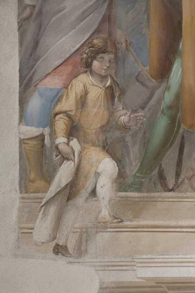 Detail of Detail from The Marriage of the Virgin Mary, 1634 by Isidoro Bianchi