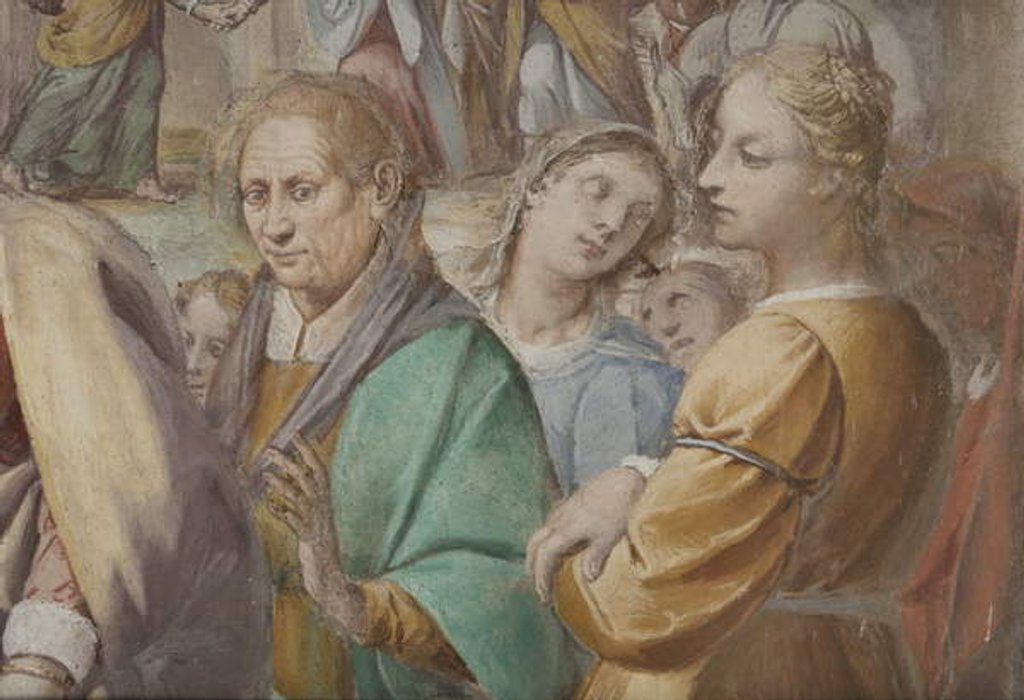 Detail of Detail from The Marriage of the Virgin Mary, 1634 by Isidoro Bianchi