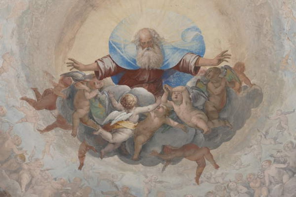 Detail of God and cupids, c.1623-34 by Isidoro Bianchi