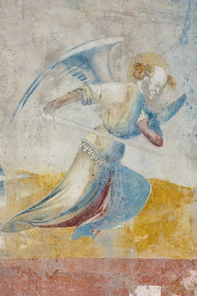 Detail of Angel, detail of the Last Judgment, c.1400 by Filippolo de & Veris da Milano Lanfranco de Veris da Milano