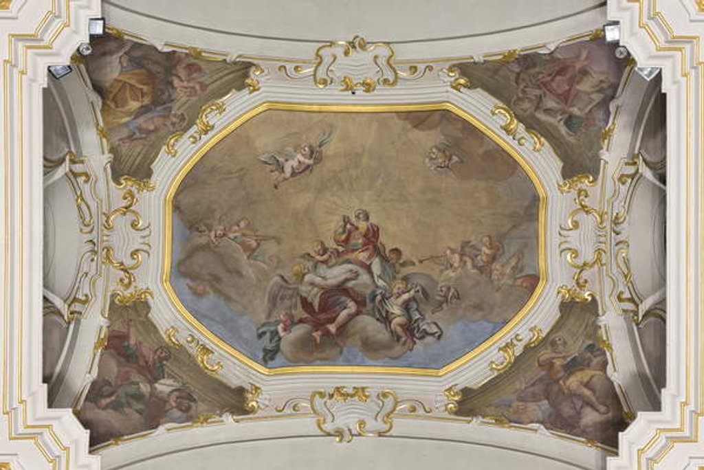 Detail of Trinity and Saint Stephen in Glory with the four Evangelists by Unknown artist