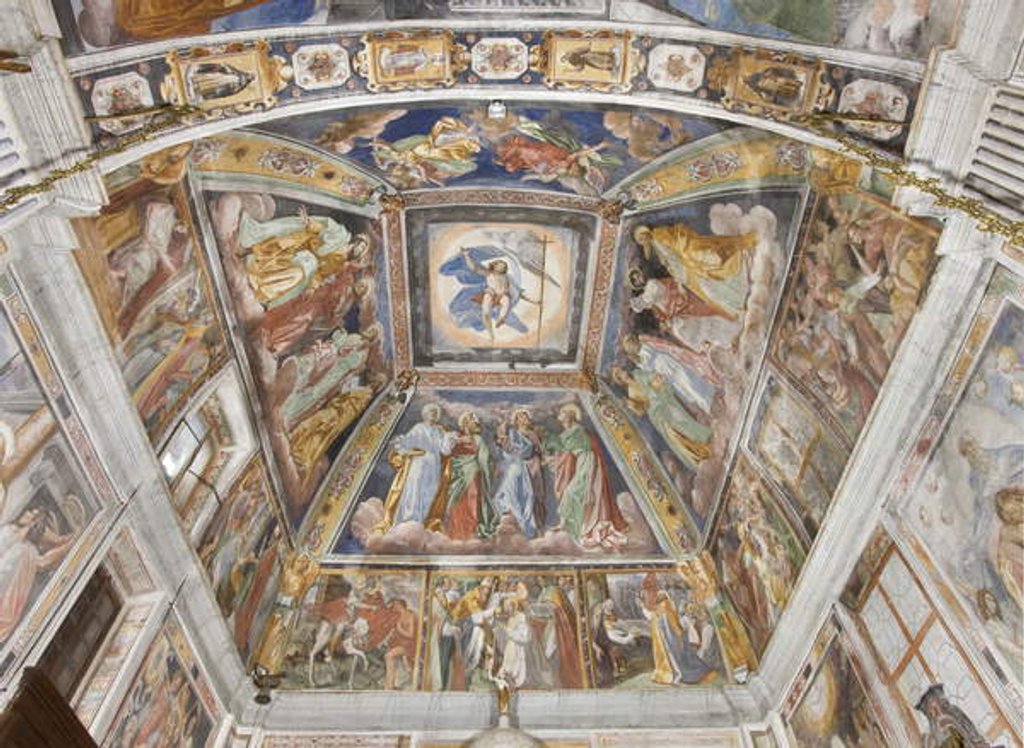 Detail of Twelve Apostles and Triumphant Christ, 1590-1600 by Pozzo or Pozzi di Puria Brothers