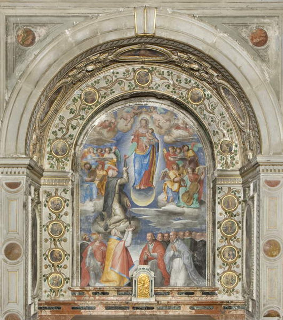 Detail of Our Lady of the Rosary, c.1615 by Giovanni Battista II Maganza