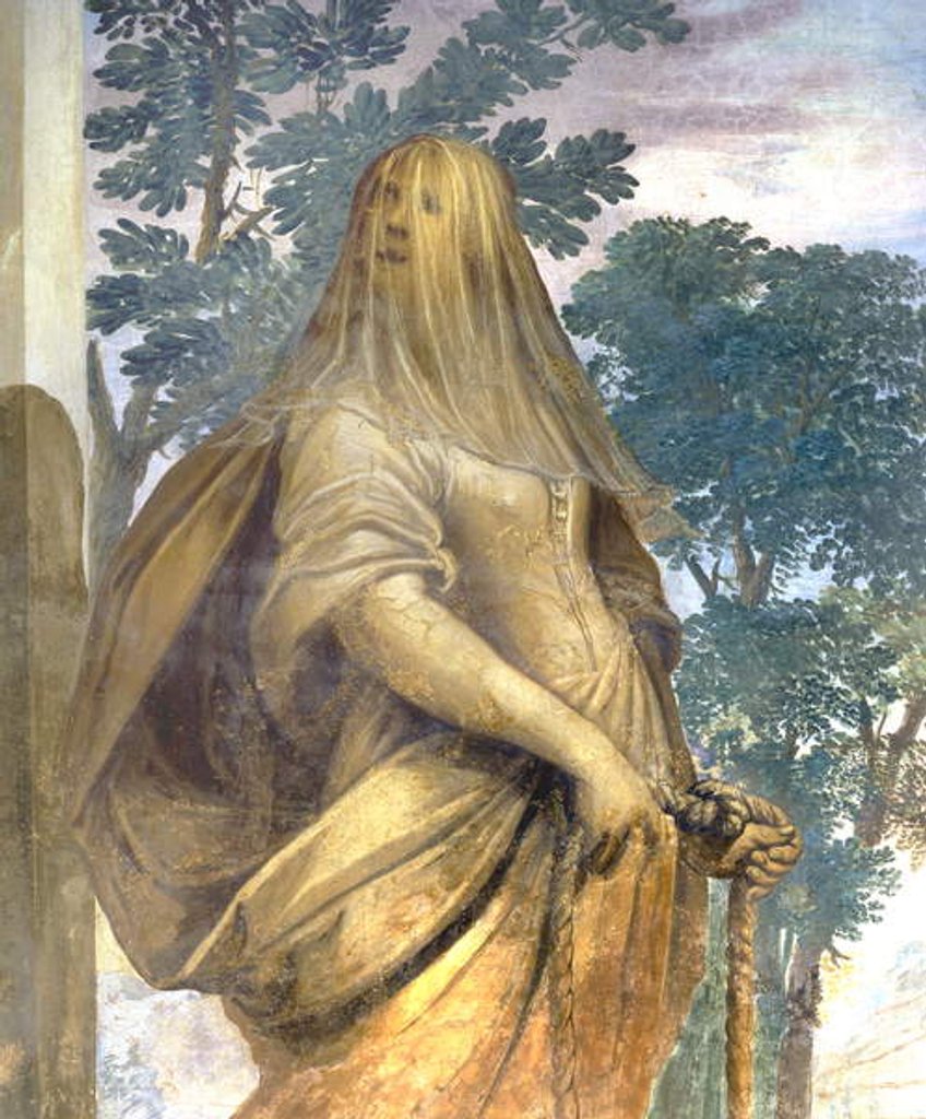 Detail of Reason, Corridor of the Virtues by Antonio Busca