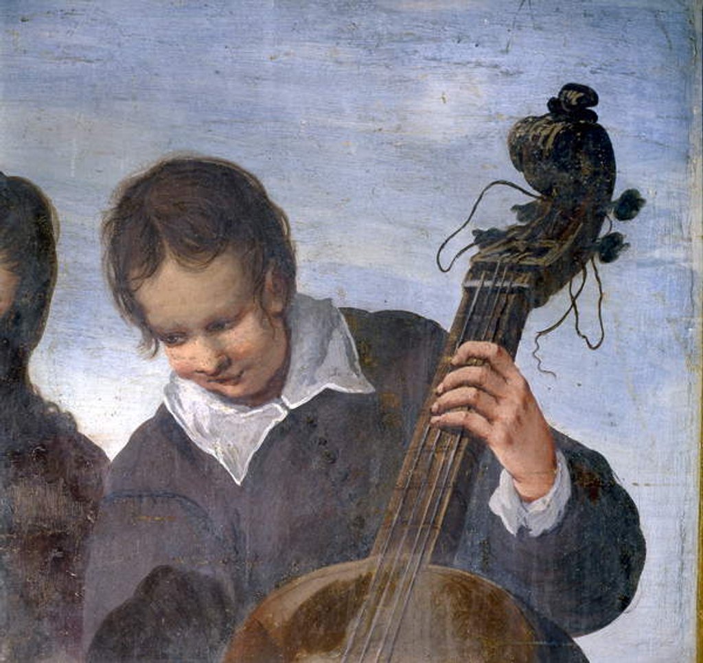 Detail of Musician, detail by Italian School