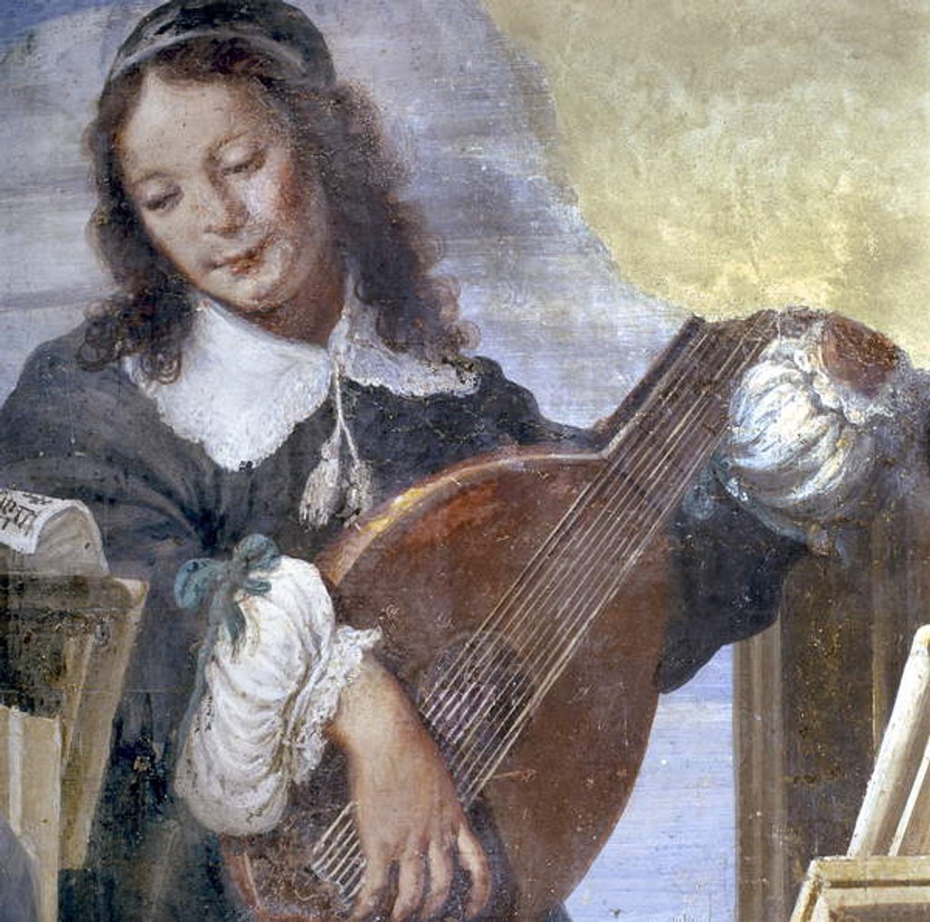Detail of Musician, detail by Italian School