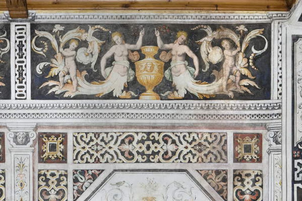 Detail of Carducci Room, detail by Italian School
