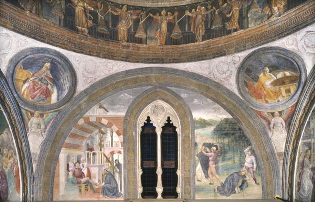 Detail of Scenes from the Life of Saint Peter Martyr, 1466-68 by Vincenzo Foppa