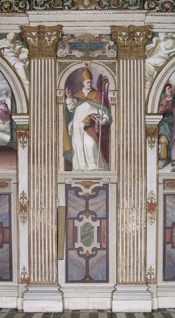 Detail of Sant'Antelmo, 1629 by Daniele Crespi