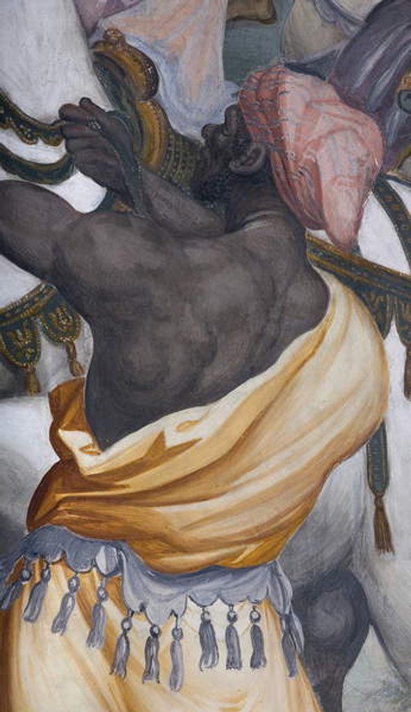 Detail of The Adoration of the Magi, Presbitery, 1578-82 by Simone Veneziano Peterzano