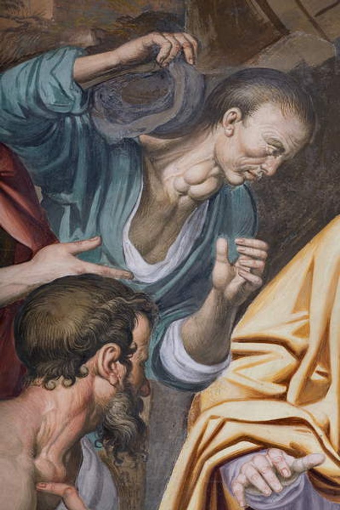 Detail of Adoration of the Shepherds, 1578-82 by Simone Veneziano Peterzano