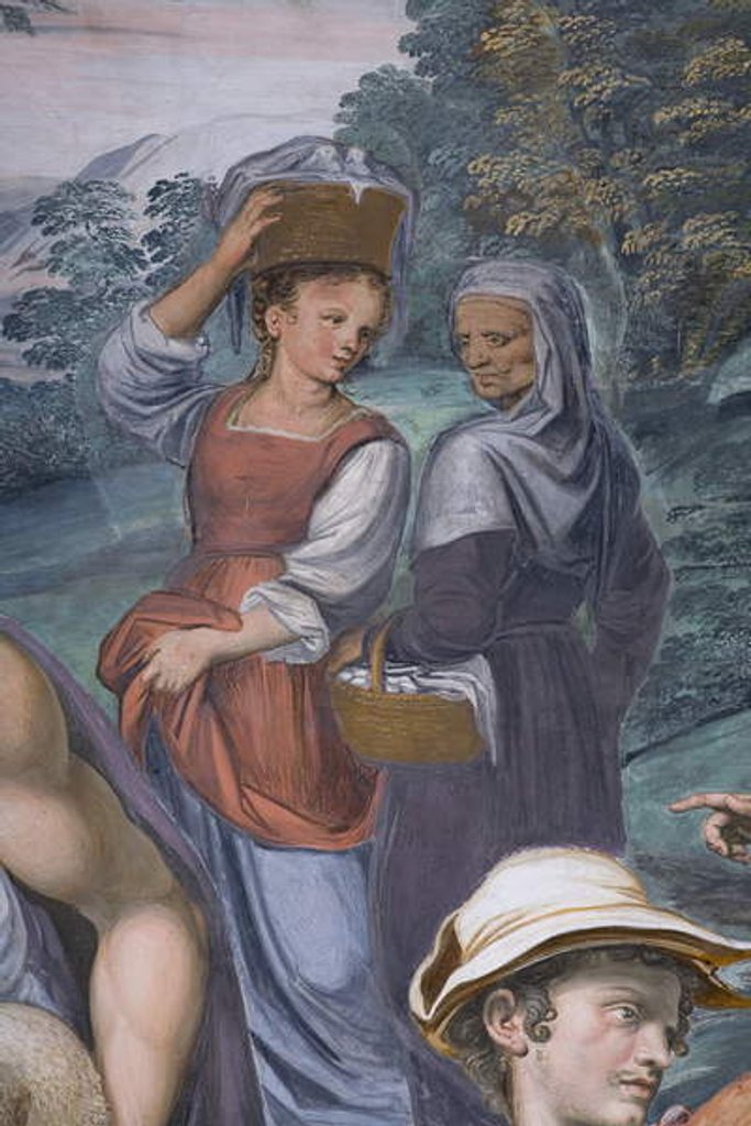 Detail of Adoration of the Shepherds, 1578-82 by Simone Veneziano Peterzano