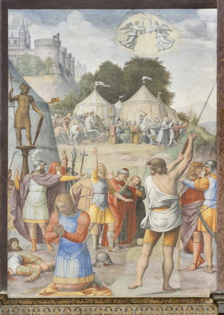 Detail of Martyrdom of Saint Maurice by Bernardino Luini