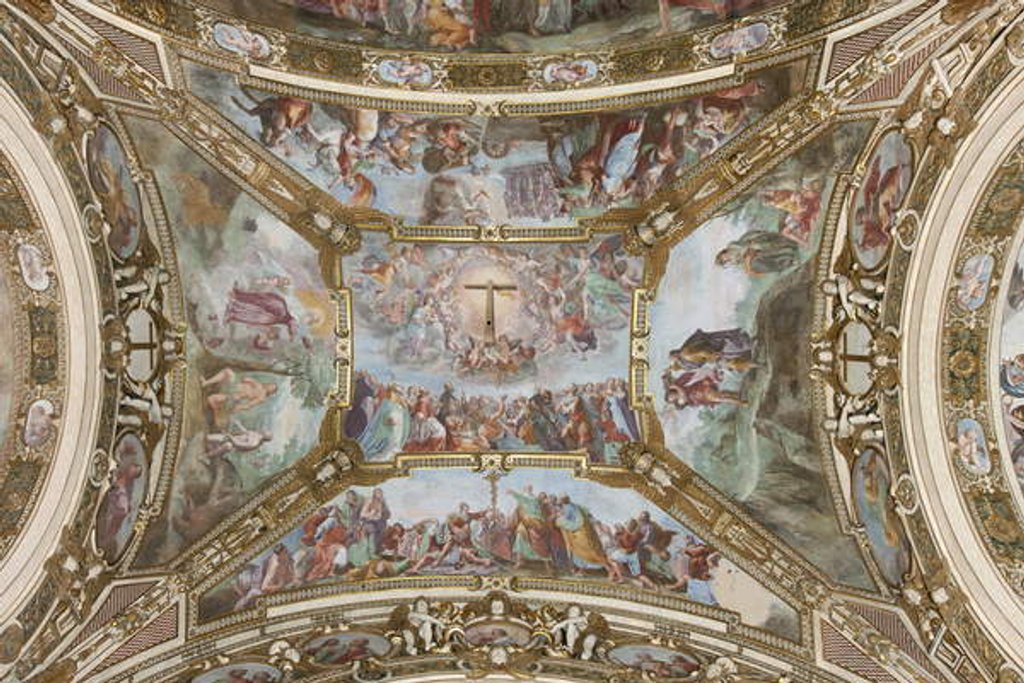 Detail of Stories of the Holy Cross, 1631-32 by Giovanni Battista Carlone