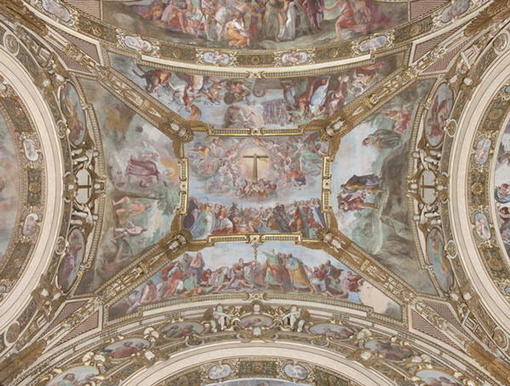 Detail of Stories of the Holy Cross, 1631-32 by Giovanni Battista Carlone