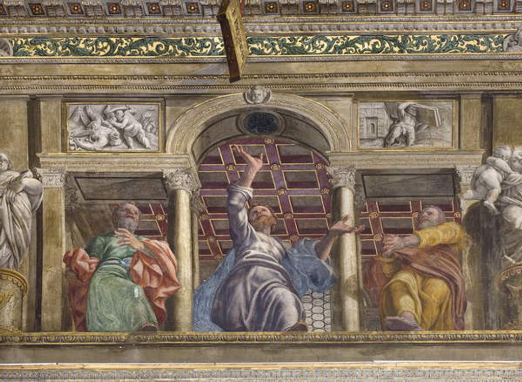 Detail of Saints by Vincenzo & Campi Antonio (1524-87) Campi