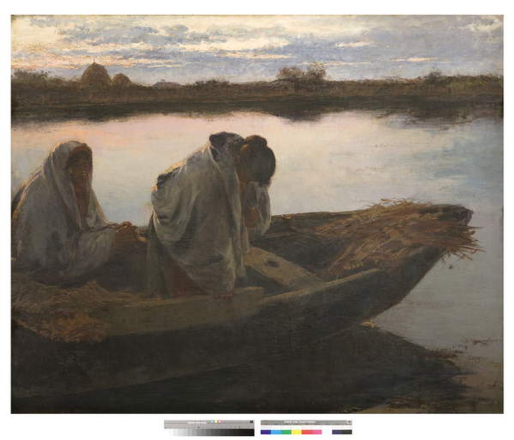 Detail of Prayer or For the Unfortunate Shipwrecked, 1897 by Leonardo Bazzaro