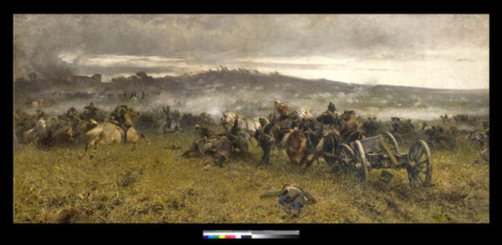 Detail of Artillery during the Battle of San Martino, 1887 by Sebastiano de Albertis