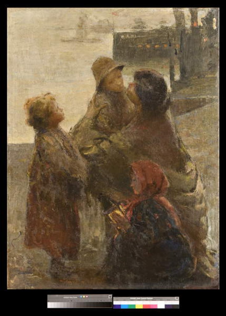 Detail of Never forget mum, 1896-1904 by Adolfo Feragutti Visconti