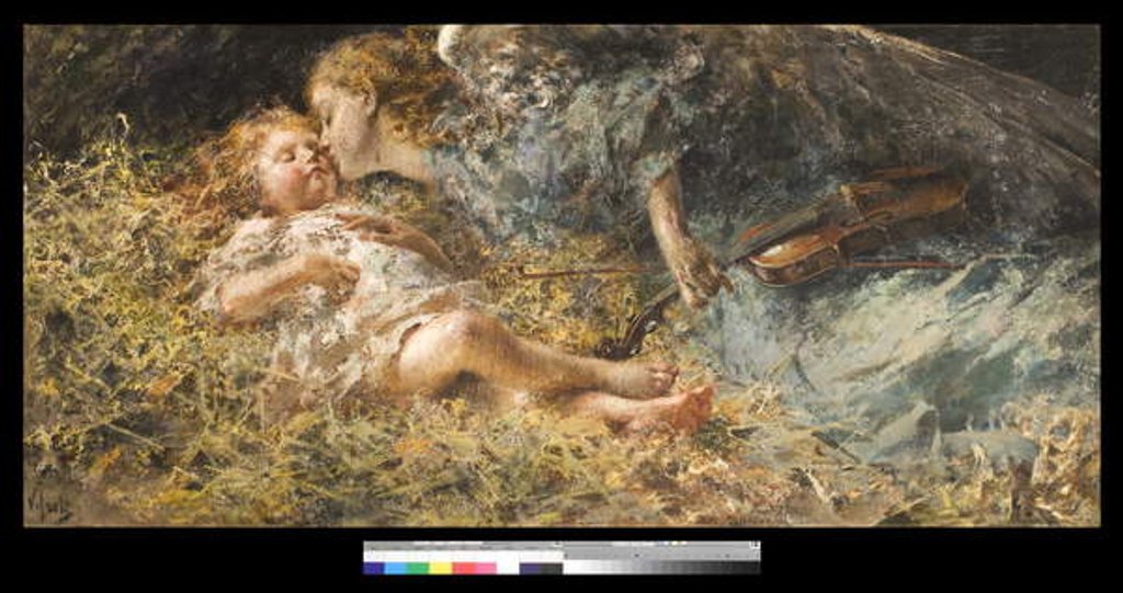 Detail of The Musician Angel, 1900 by Vicenzo Irolli